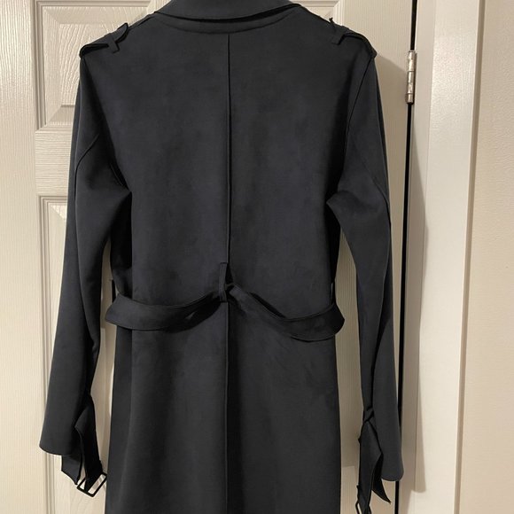 ORSAY - trench coat  size  EUR 42 (L-XL), black color - NEW - Picture 2 of 8